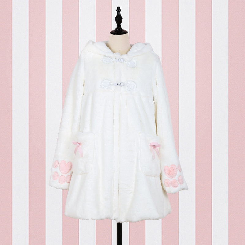 Kawaii Cat Hooded Warm Coat