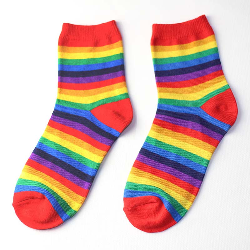 Kawaii Girl Rainbow Socks