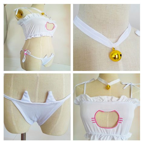 Kawaii Cats Lingerie Set