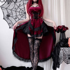 Lace Black Cosplay Dress