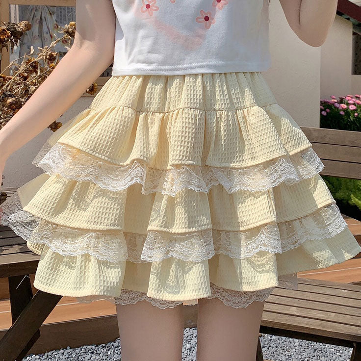 Lace Bow Cake Skirt