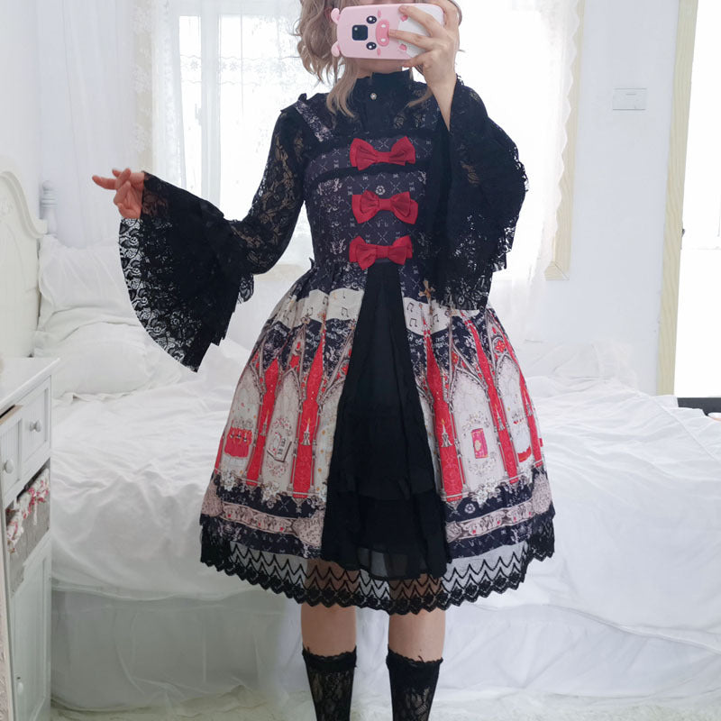 Lace Bow Lolita Dress