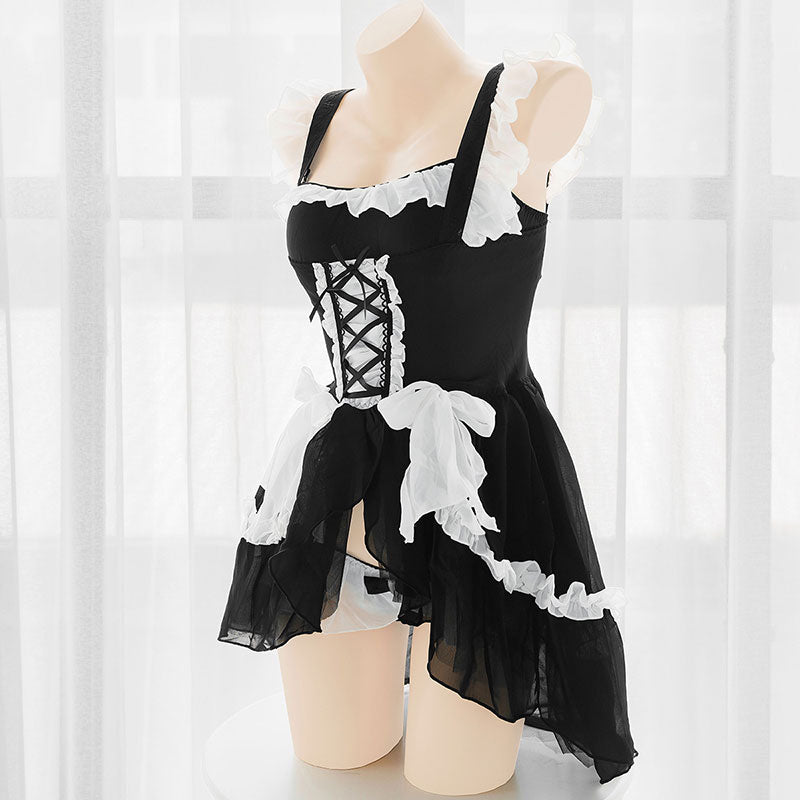 Lace Bow Maid Dress