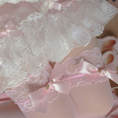 Lace Bow Stocking
