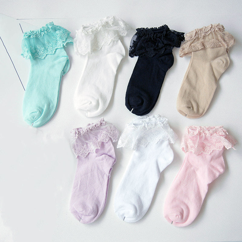 Lace Cotton Socks