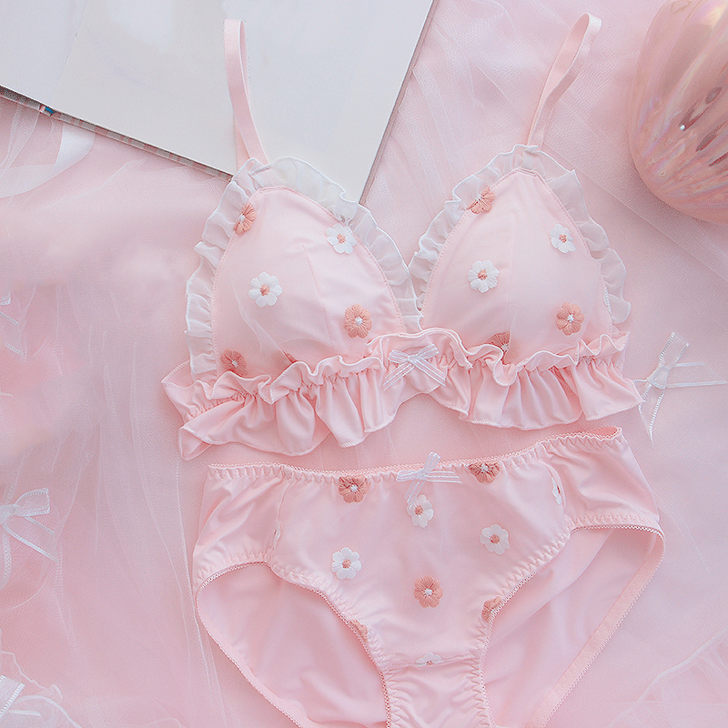 Lace Flower Bow Underwear