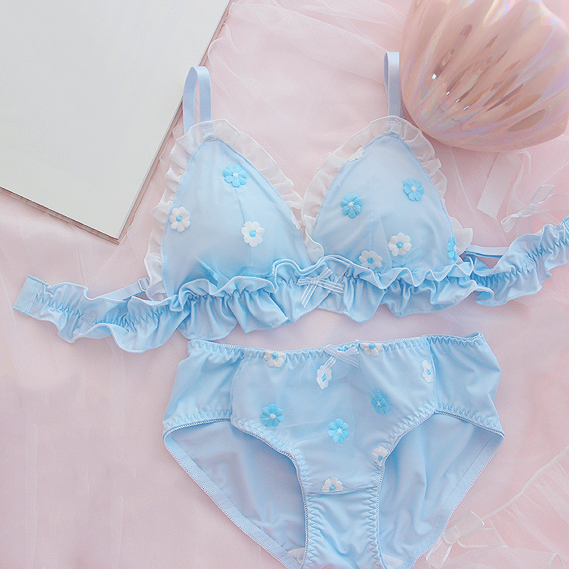 Lace Flower Bow Underwear