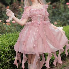 Lace Bow Lolita Slip Dress