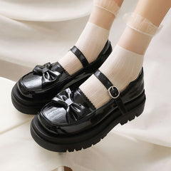 Lolita Bow Platform Shoes