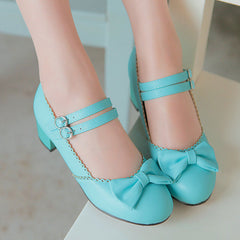 Lolita Bow Student Shoes