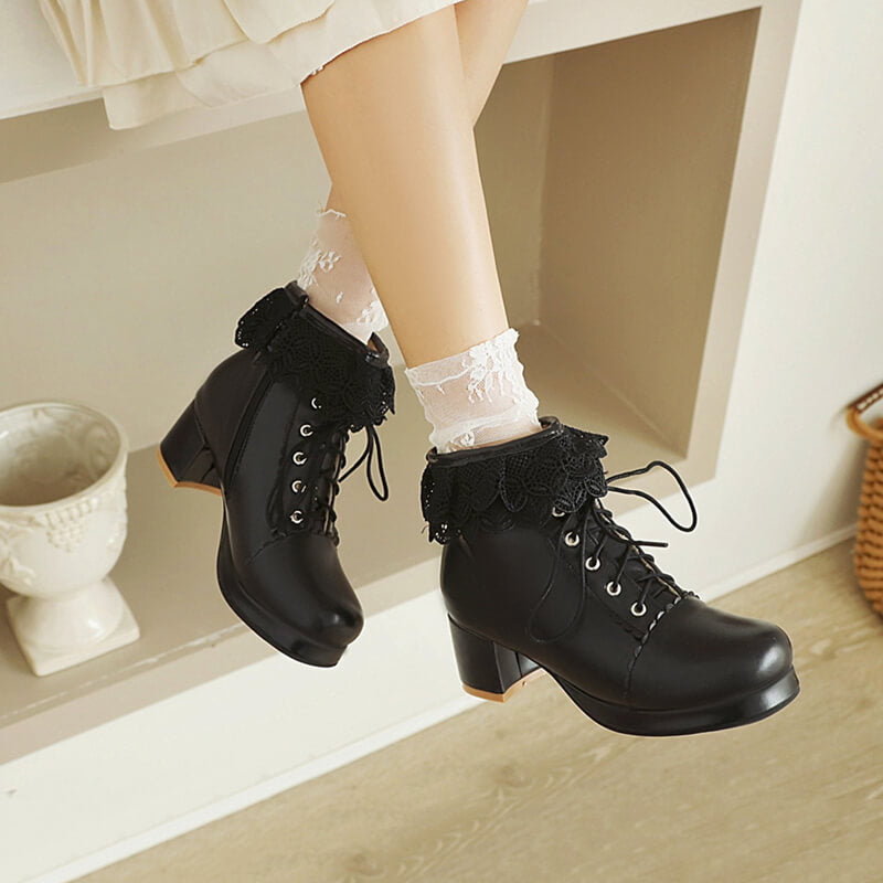 Lolita Flower Boots