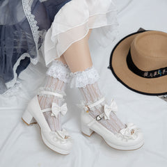 Lolita Lace Bow Shoes