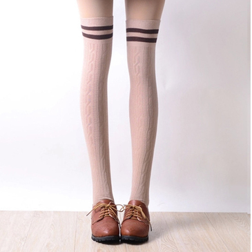 Japanese Students Striped Socks