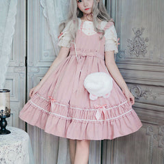 Jk Lolita Bow Shirt Dress