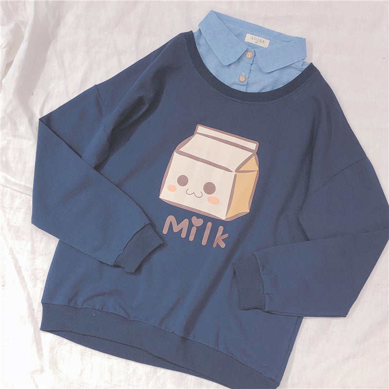 Cute Milk Shirt Sweatshirt