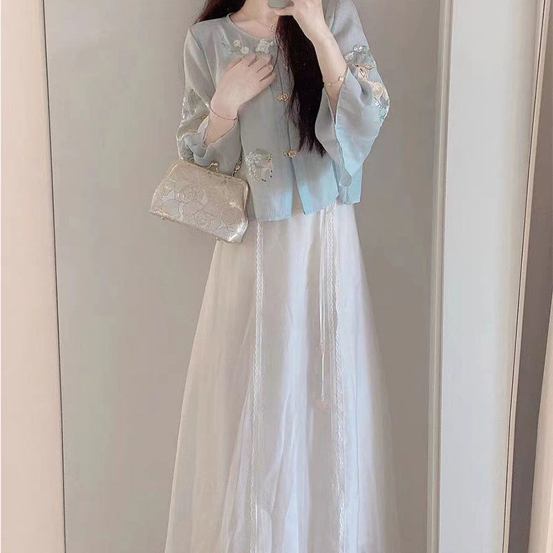 Embroidered Hanfu Button Set