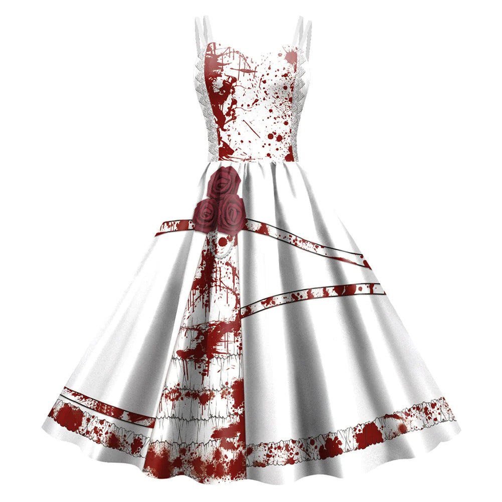 Disfraz de rol con vestido