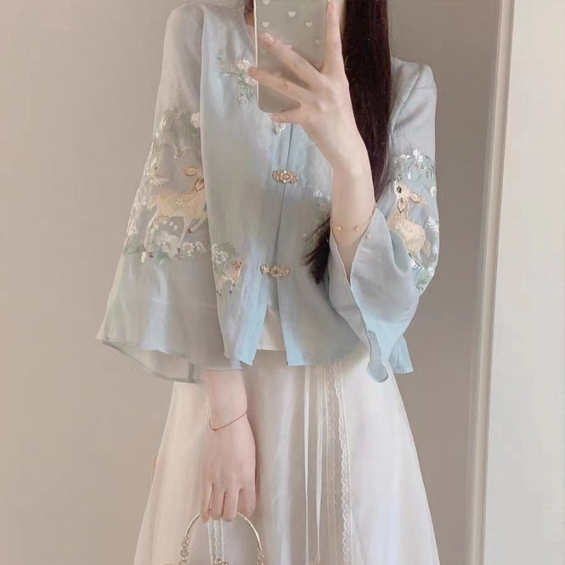 Embroidered Hanfu Button Set