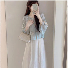 Embroidered Hanfu Button Set