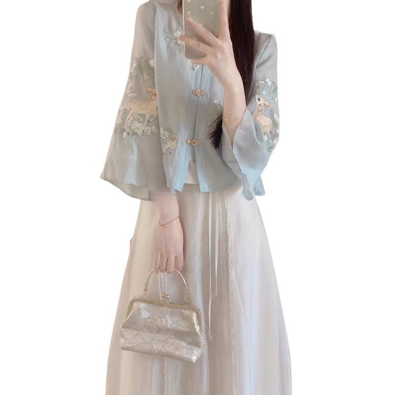 Embroidered Hanfu Button Set
