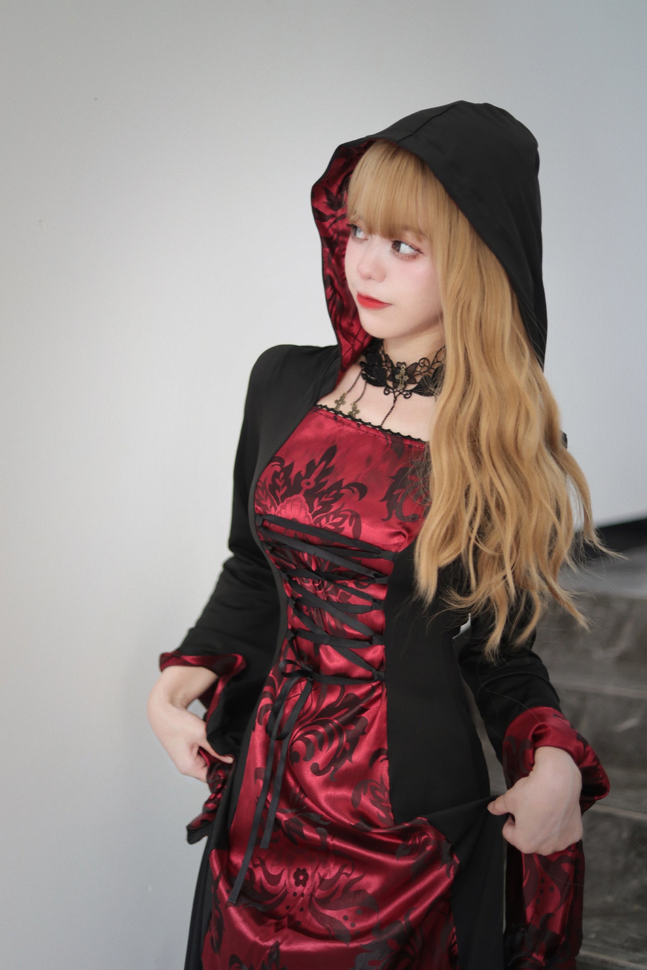 Cloak Vampire Ball Wizard Dress Up Robe