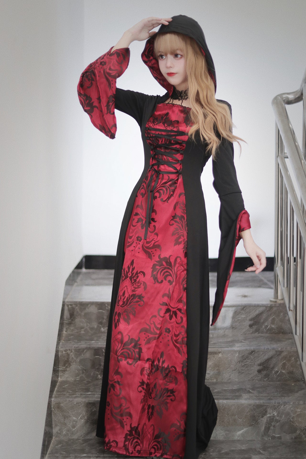 Cloak Vampire Ball Wizard Dress Up Robe