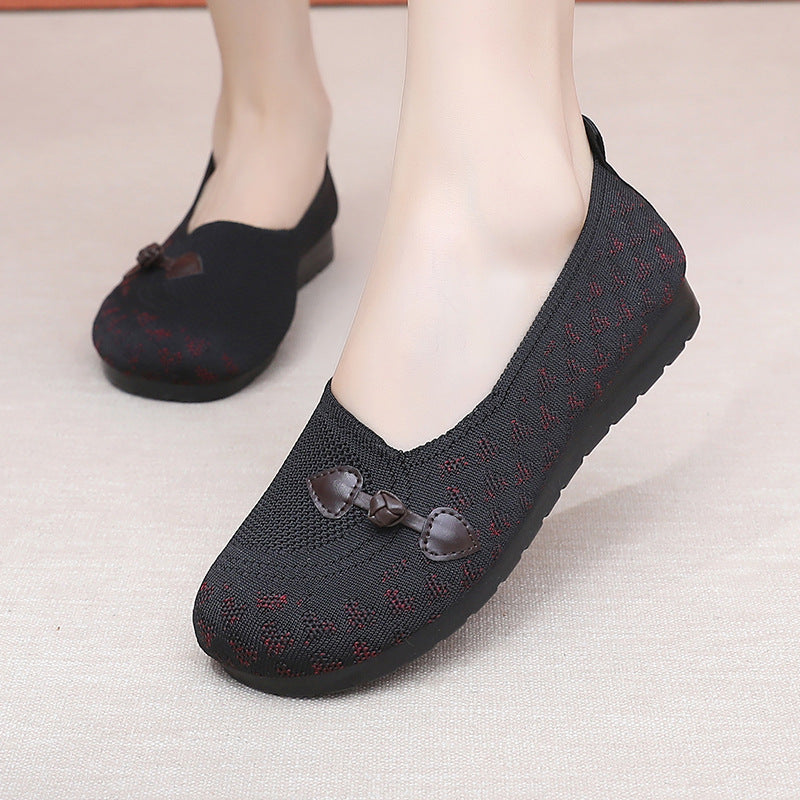 Round Toe Slip-on Casual Shoes