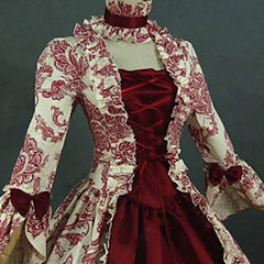 Vestido de disfraz de actuación retro