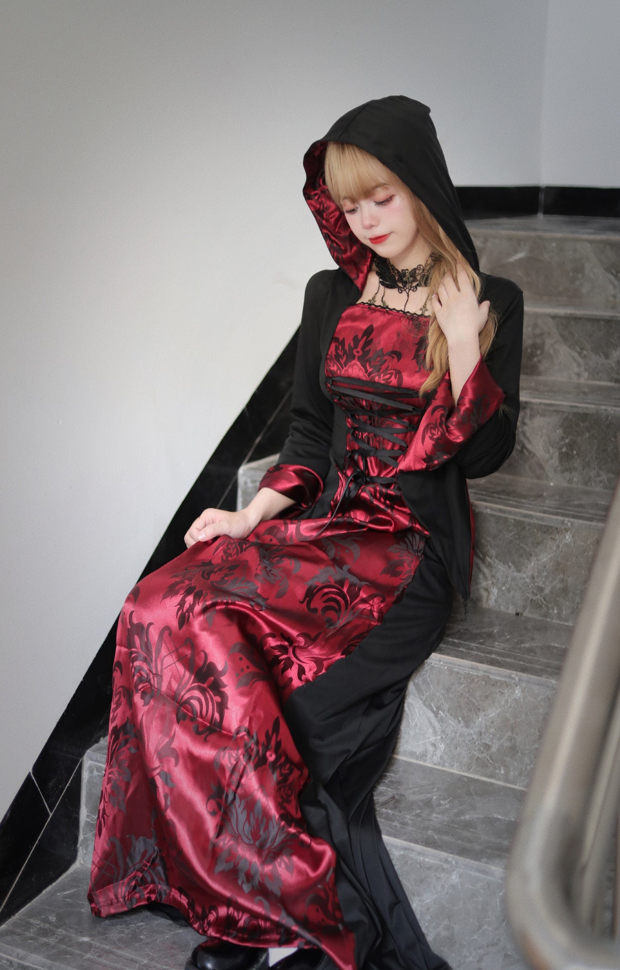 Cloak Vampire Ball Wizard Dress Up Robe