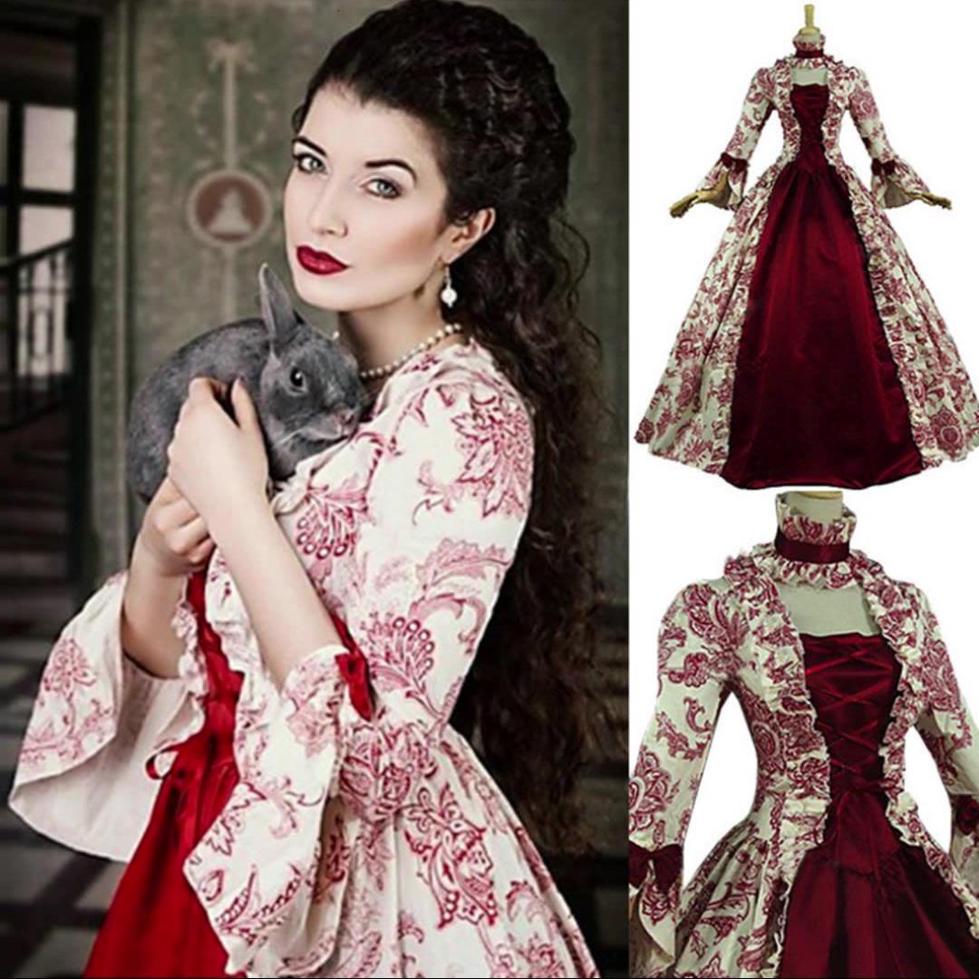 Vestido de disfraz de actuación retro
