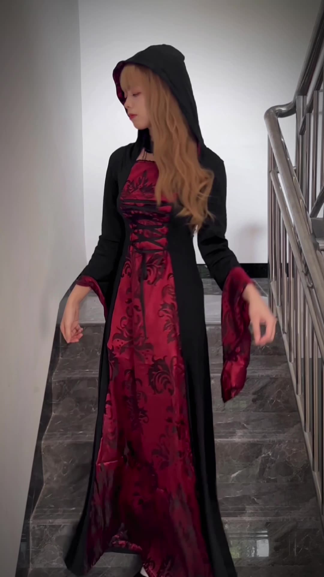 Cloak Vampire Ball Wizard Dress Up Robe