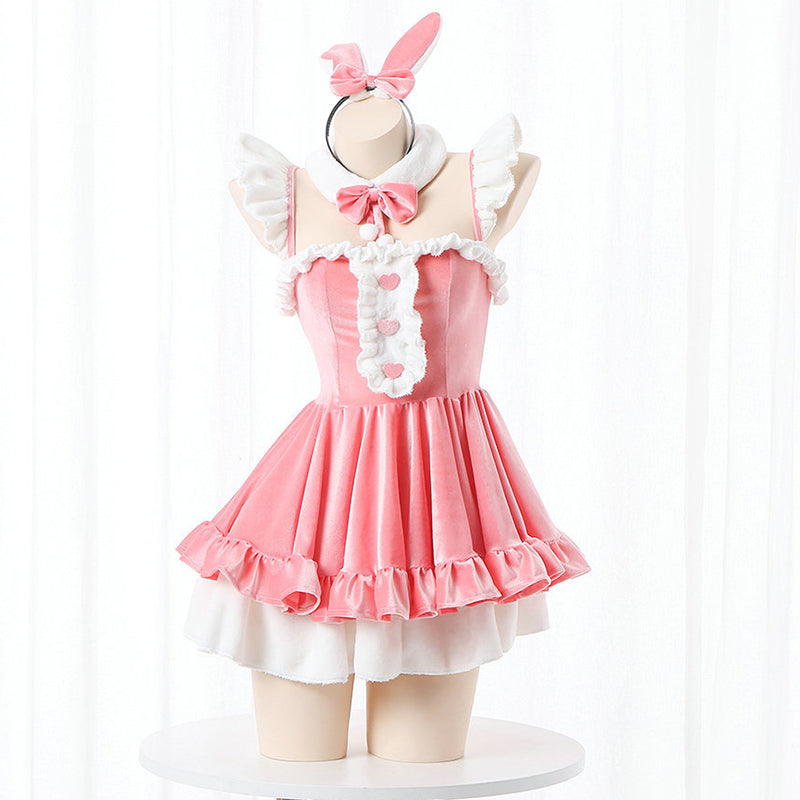 Kawaii Bunny Bow Dress