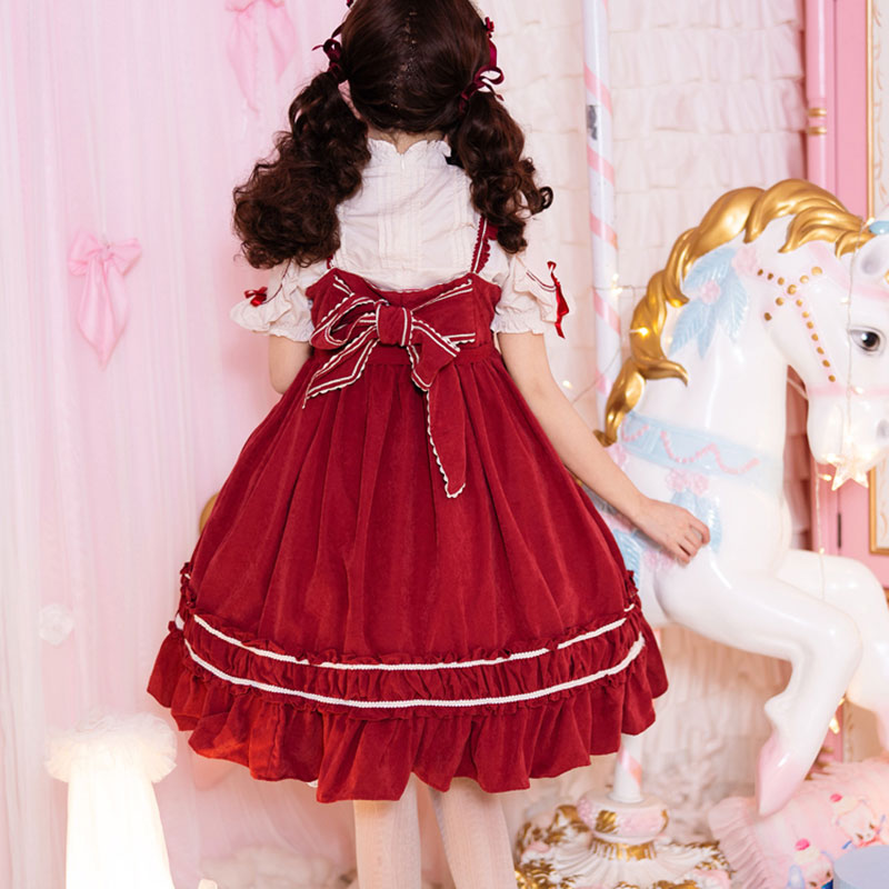 Jk Lolita Bow Shirt Dress