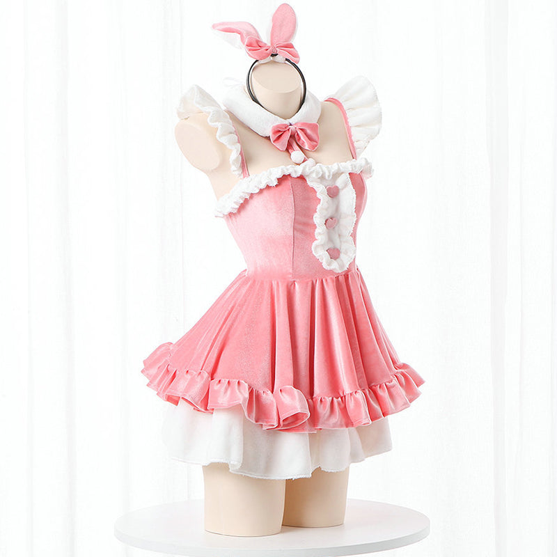 Kawaii Bunny Bow Dress