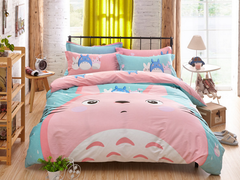 Cute Totoro Bed Sheet Set