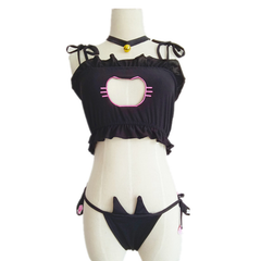 Kawaii Cats Lingerie Set