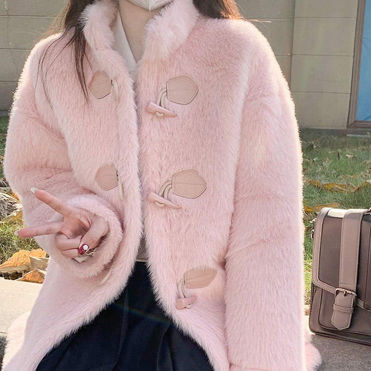 Pastel Plush Coat