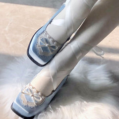 Pearl Bow Shoes