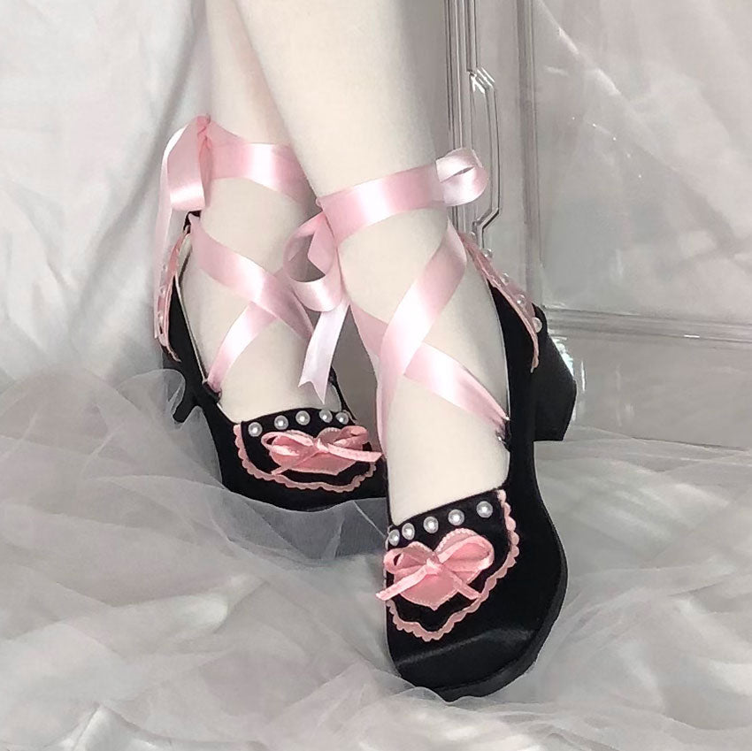 Pearl Bow Shoes