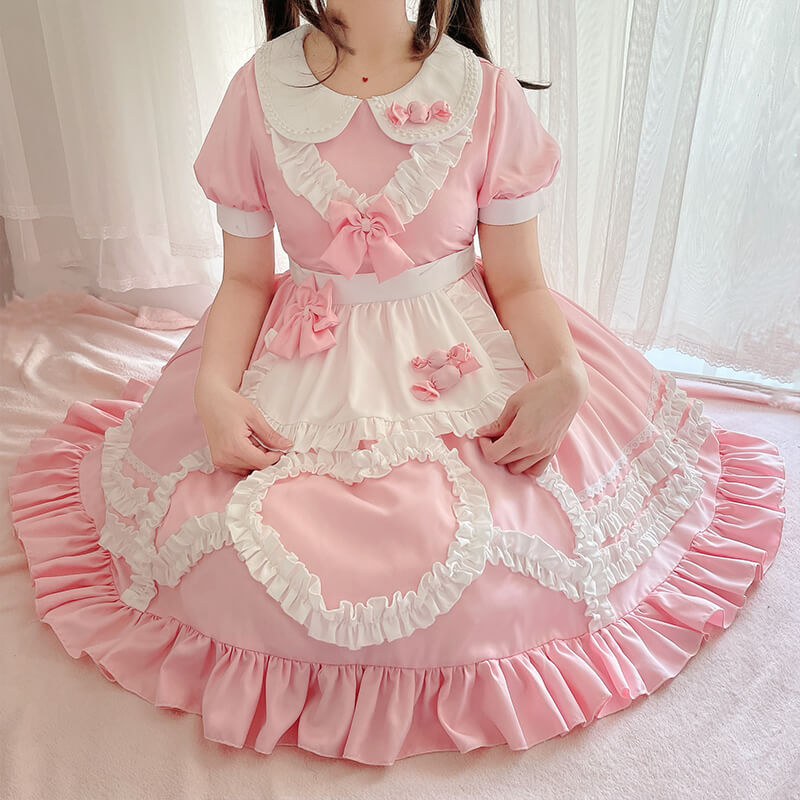 Pink Candy Bow Dress