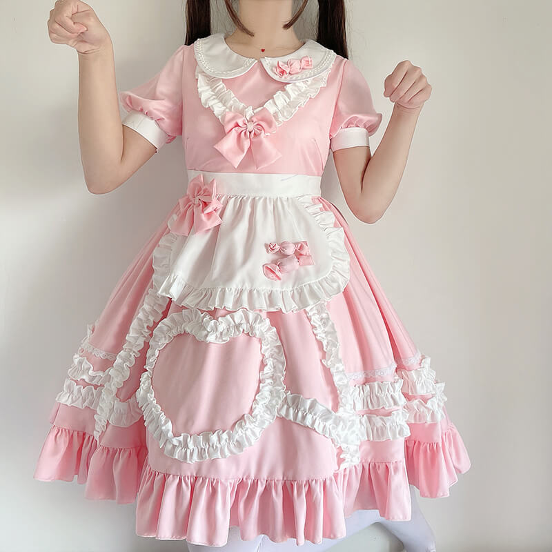 Pink Candy Bow Dress