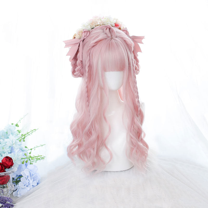 Pink Lolita Cosplay Wig