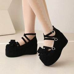 Bow Platform Shoes