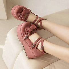 Bow Platform Shoes