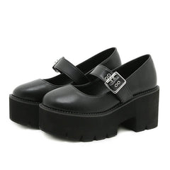 Punk-Plateauschuhe