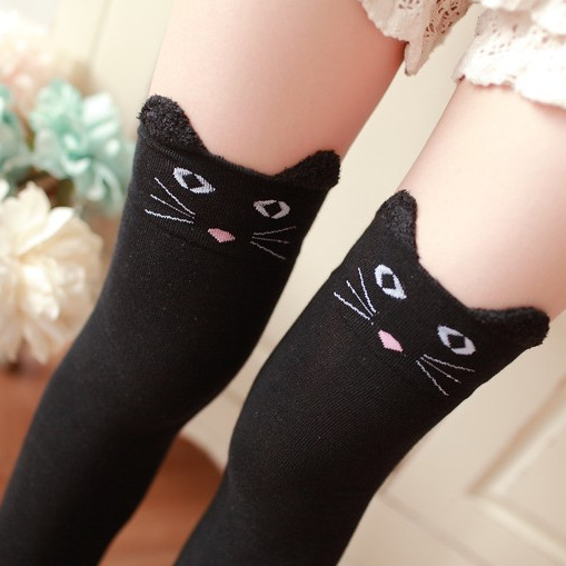 Cute Animal Cotton Knee Socks