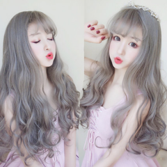 Grey Cosplay Curly Hair