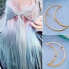 Crescent Moon Hair Clip