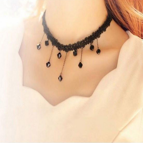 Fashion sweet Lace pendant necklace