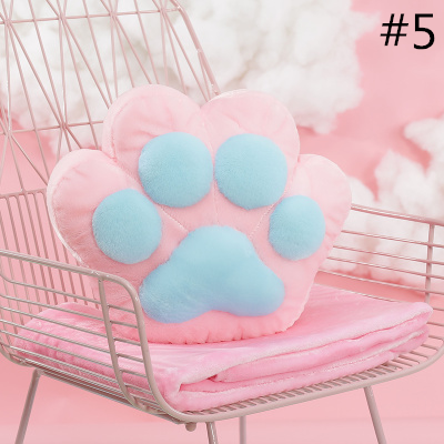 Cat Paw Pillow + Blanket